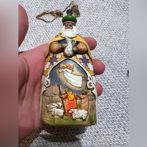 Jim Shore 2004 Heartwood Creek Set of 3 Wisemen Hanging Ornaments - Picture 7 of 16